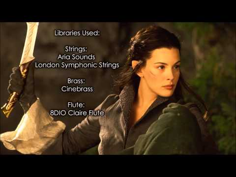 Lord of the Rings Mockup - Aria Sounds London Symphonic Strings, Cinebrass, 8DIO Flute