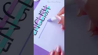 5 Cute Ways to write a Title || Project Heading Styles || HEADER DESIGN IDEAS #shorts #Satisfying
