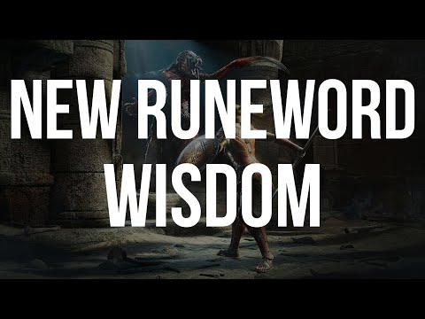 D2R - NEW RUNEWORD - WISDOM