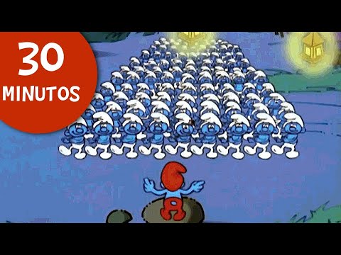 Capa de 30 Minutos de Smurfs • Compilação de música • Os Smurfs