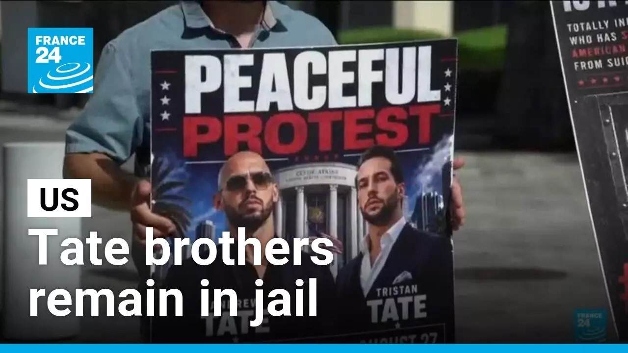 US : Tate brothers remain in jail as judge delays bail decision • FRANCE 24 English