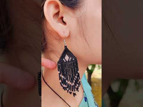 Handmade Handcrafted Seed Bead Earrings