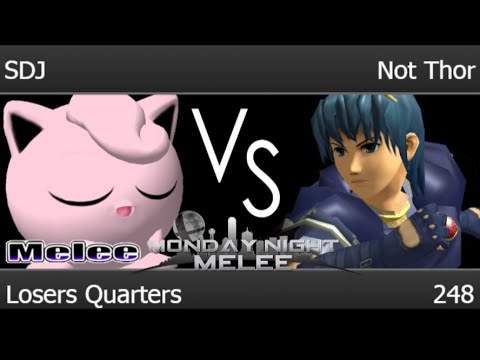 MNM 248 - SDJ (Jigglypuff) vs Not Thor (Marth) Losers Quarters - Melee