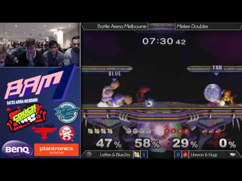 Bam 7 Melee Doubles - TSM | Leffen & Blue2ez vs Unreon & Hugs