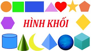 Dạy bé các dạng hình học cơ bản | kênh mầm non