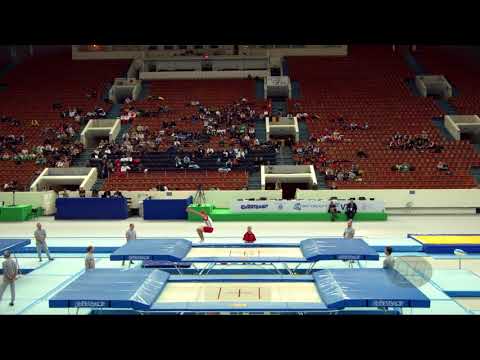 PETERSEN Teis (DEN) - 2018 Trampoline Worlds, St. Petersburg (RUS) - Qualification Trampoline R2