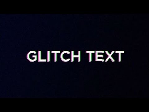 After Effects Tutorial How To Make Glitch Effect in After Effects