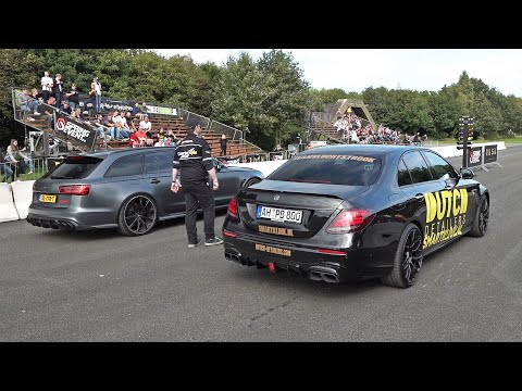 BRABUS 800 E63S AMG 4Matic+ vs 750HP ABT Audi RS6+ with iPE Exhaust!