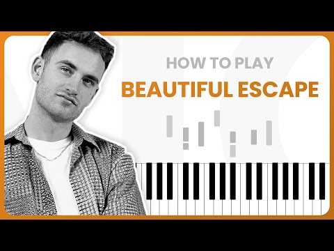 How To Play Beautiful Escape By Tom Misch On Piano - Piano Tutorial (Part 1)