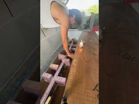 Foam boat stringers #boatbuild #diy #boatrenovation #boatrestoration #boatbuilding #livingstonboats