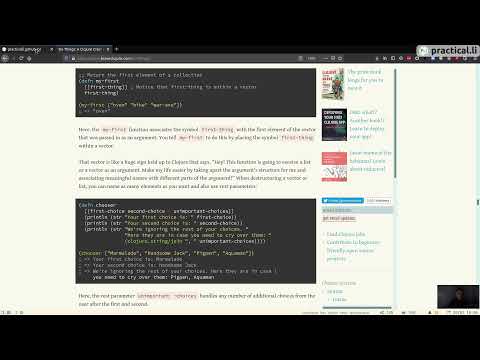 098 - Brave Clojure redux - Chapter 3 part 3 - Defining functions