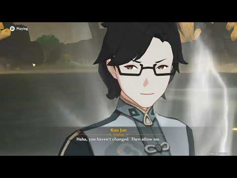 Zhongli Azhdaha Fight & Story Genshin Impact