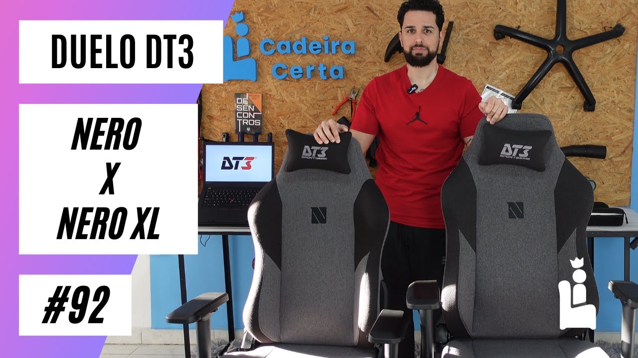 Cadeira Gamer DT3 Nero ou Nero XL? Qual comprar?