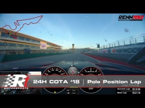 RENNtech Motorsports | 24H COTA '18 | GT4 Pole Position Lap