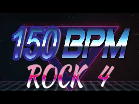 150 BPM - Rock 4 - 4/4 Drum Track - Metronome - Drum Beat