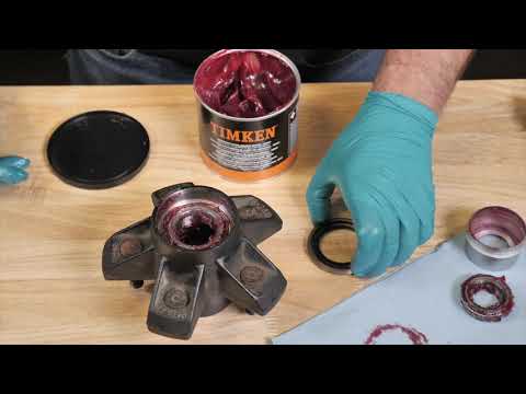 Part of a video titled Timken Tricks of the Trade: Trailer Wheel Bearing Maintenance