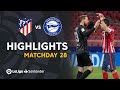 Highlights Atlético de Madrid vs Deportivo Alavés (1-0)
