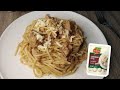 Quick and Easy Carbonara Recipe with Tuna Chunks using Del Monte Carbonara Sauce