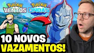 VAZOU!! 10 Novos detalhes INCRÍVEIS de Pokémon Ventos e Ondas
