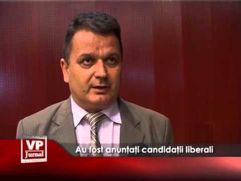 Au fost anunțați candidații liberali