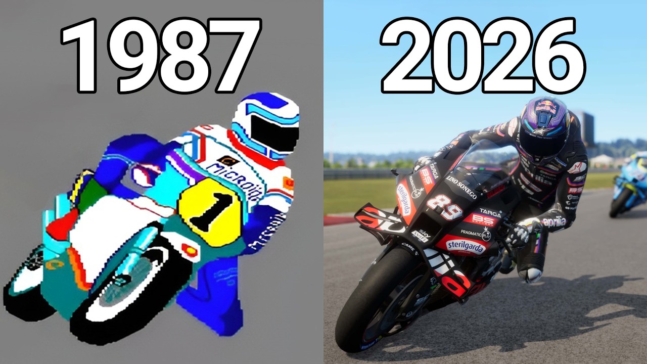 Evolution of MotoGP Games (1987-2026)