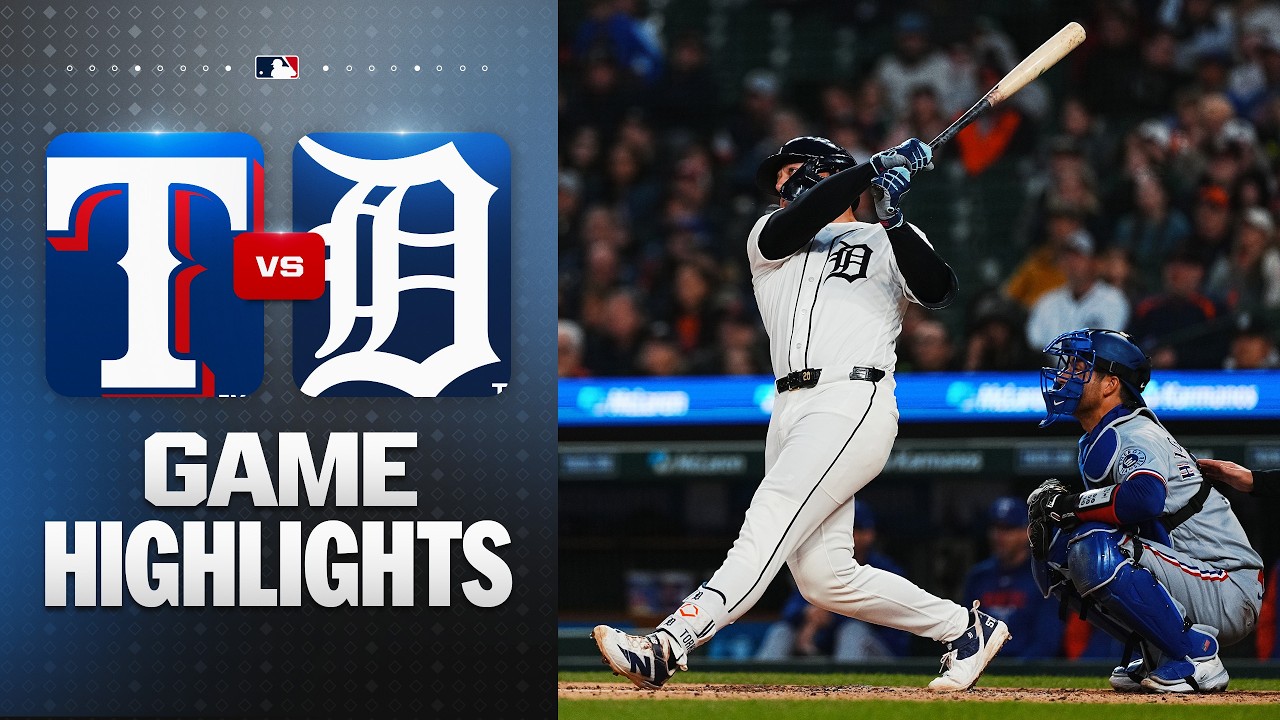 Rangers vs. Tigers Game Highlights (5/3/26) | MLB Highlights