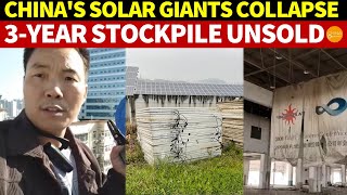 China’s Solar Giants Collapse: Massive Stockpile for 3 Years With No Sales, No Buyers Even for Scrap