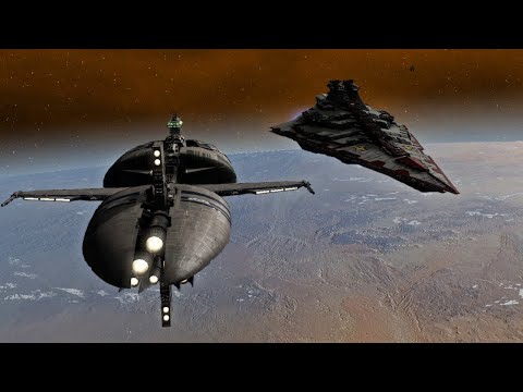 Maelstrom vs Separatist Fleet - Star Wars Empire at War Remake NPC Battle