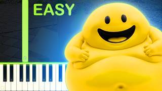 Hey, It's Me, Obesity Song - EASY Piano Tutorial