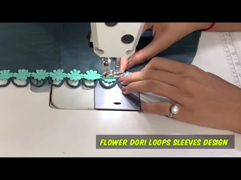 FD - 43 Dori loops or flower lace से बनाये बाजू का simple design | @My_sewbook