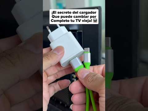 ¡Tu TV antigua esconde una función que nadie te contó!  #SmartTV #Tecnología #Trucos #USB #Celular