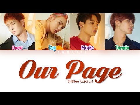 SHINee (샤이니)  '네가 남겨둔 말 (Our Page)' Lyrics (Color Coded Han|Rom|Eng)