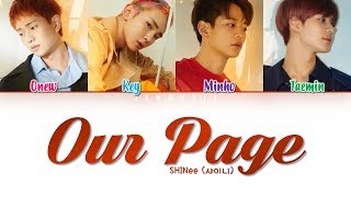 SHINee (샤이니)  &#39;네가 남겨둔 말 (Our Page)&#39; Lyrics (Color Coded Han|Rom|Eng)