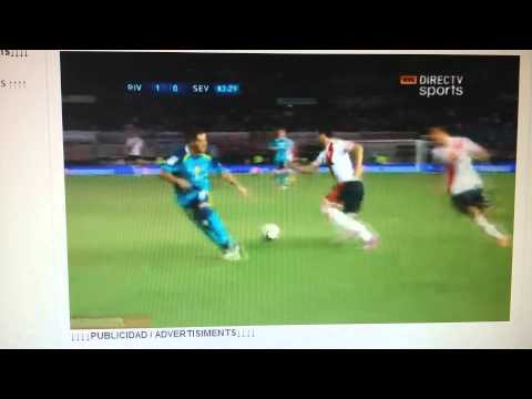 River plate - Sevilla.  Gol de Kaprof