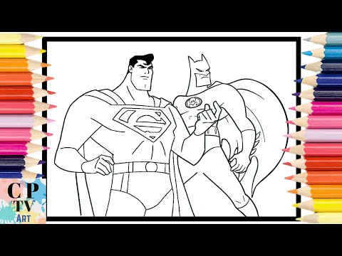Superman And Batman Coloring Pages/Superheros/Syn Cole - Feel Good [NCS Release]