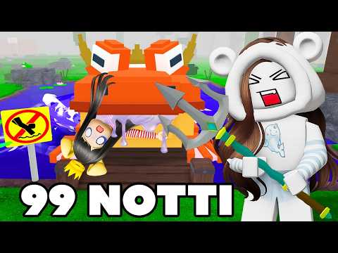 come sconfiggere il nuovo MOSTRO di 99 notti nella foresta roblox.