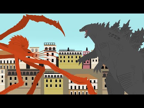 Godzilla vs Scylla | Godzilla x Kong : The New Empire Epic Fight