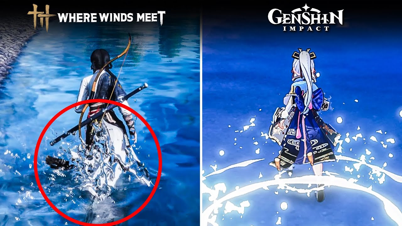 Where Winds Meet VS Genshin Impact