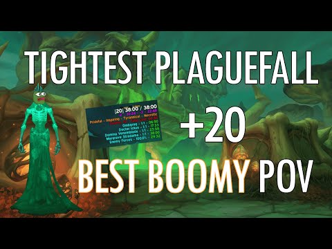 +20 Plaguefall 0.4 Seconds Under Time! | Balance Druid PoV | Shadowlands M+ Season 1