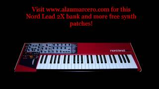 Nord Lead 2X Alan-M Trance / Dubstep Patches -- Virtual Analog Synth
