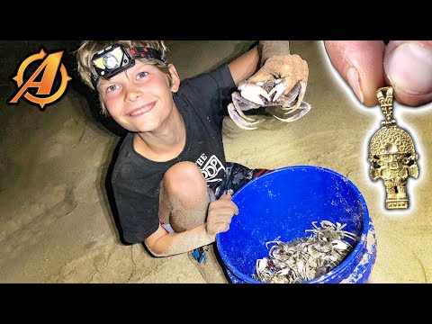 Catch and Cook Ghost Crabs + $1,200 Treasure Hunt With The Menehune