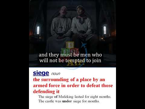 Siege - Meaning, Pronunciation, Usage | Learn English with TV Shows