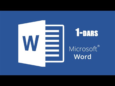 Microsoft Word 1-dars. Dastur bilan tanishuv. Asosiy sozlamalar.Qo'shimcha kengaytmalar o'rnatish.