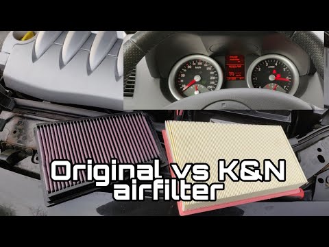Renault Mégane 2 - Original VS SPORT K&N Air filter "Sound Comparison!"