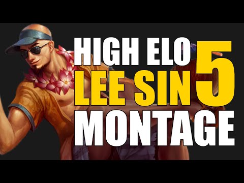 TheDarkTongo High Elo Lee Sin Montage 5 - Best LoL Plays
