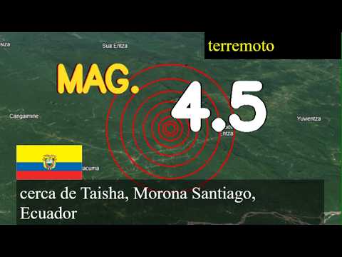 😱🚨  Terremoto cerca de Taisha, Morona Santiago, Ecuador actualizaciones en vivo hoy: Terremoto de ma