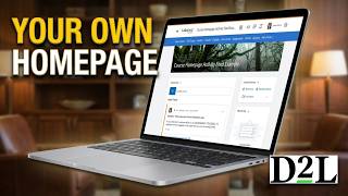 D2L | Brightspace - Create the Homepage you want with the System Widgets.