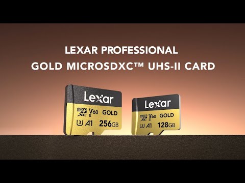 Lexar® Professional GOLD microSDXC™ UHS-II Card