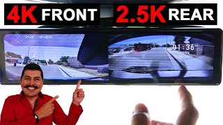 REDTIGER T27 4K Mirror Dash Cam Review (GPS, Park Mode, Park Assist)