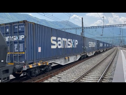 I treni merci del SABATO POMERIGGIO della LUINO e della CHIASSO a GIUBIASCO (parte 2/4)